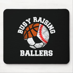 Beschäftigt mit der Erziehung von Ballspielern Lus Mousepad
