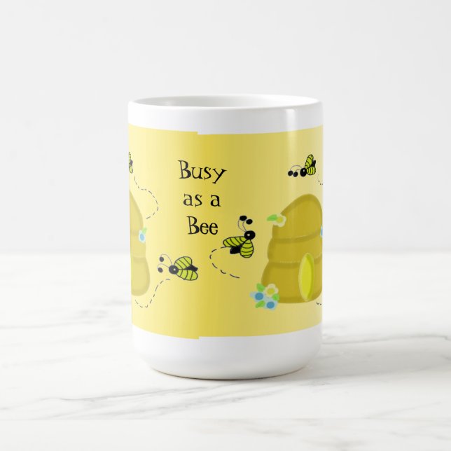 Beschäftigt wie eine Biene Kaffeetasse (Mittel)