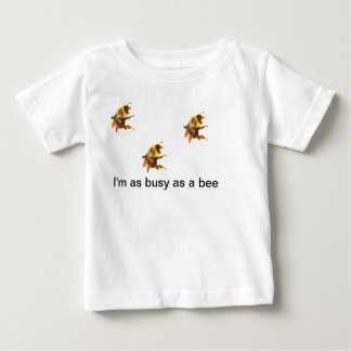Beschäftigte Biene Baby T-shirt