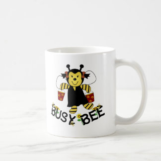 Beschäftigte Biene Kaffeetasse
