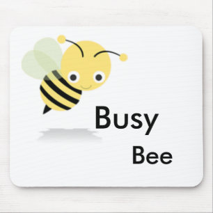 Beschäftigte Biene Mousepad