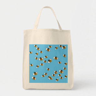 Beschäftigte Bienen-Bio Tragetasche