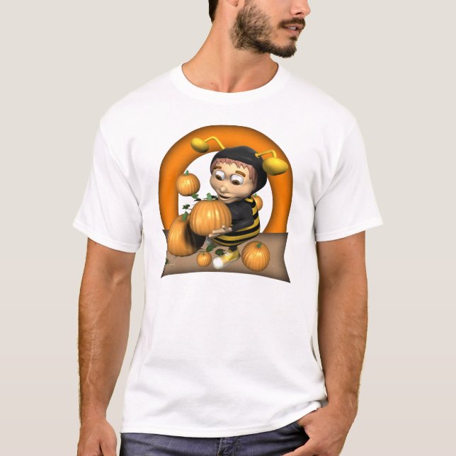 Beschäftigte Bienen-Halloween-T - Shirts (Vorderseite)