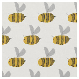 Beschäftigte Hummelbienen Stoff