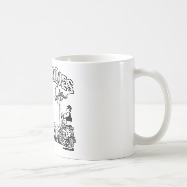 Beschäftigte Körper Kaffeetasse (Rechts)