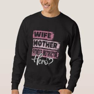 Beschäftigte Mutter Heldin Mutter Fitness-Traineri Sweatshirt