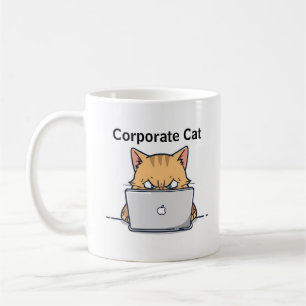 Beschäftigte Unternehmenskatze Tasse - Für Ihre tä