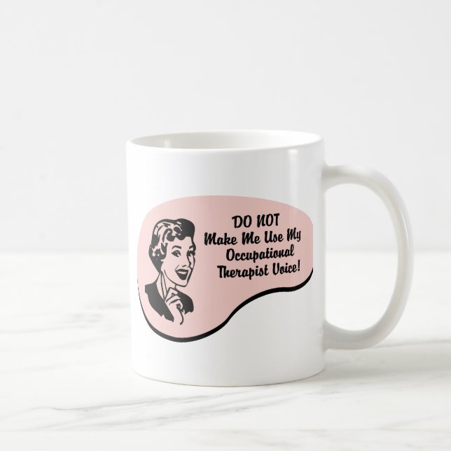 Beschäftigungstherapeut-Stimme Kaffeetasse (Rechts)