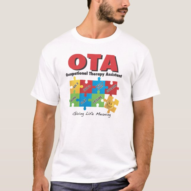 Beschäftigungstherapie-Assistenten-T-Shirt T-Shirt (Vorderseite)