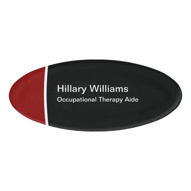 Beschäftigungstherapie-Berater Namenschild (Vorderseite)