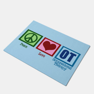 Beschäftigungstherapie der FriedensLiebe-OT Fußmatte