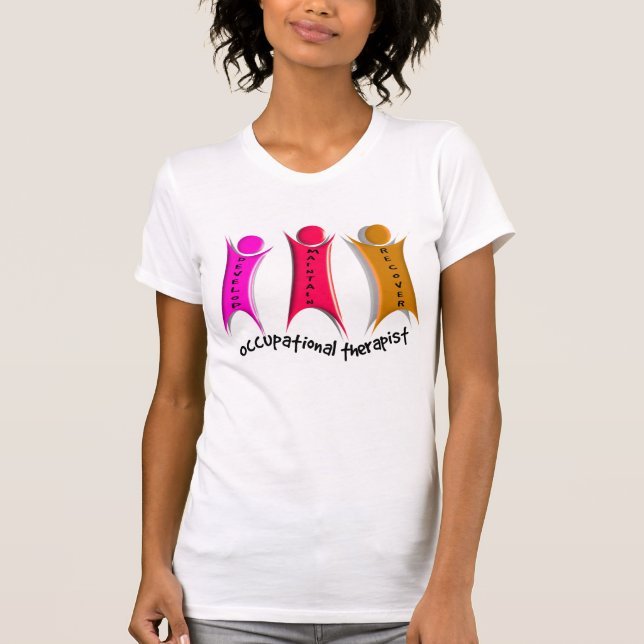 Beschäftigungstherapie-T - Shirt-3-D T-Shirt (Vorderseite)