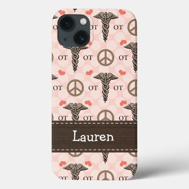 BeschäftigungstherapieOT Caduceus Case-Mate iPhone Hülle (Rückseite)