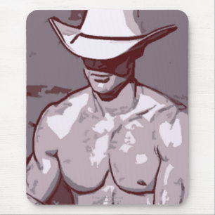 Bescheidener Cowboy Mousepad