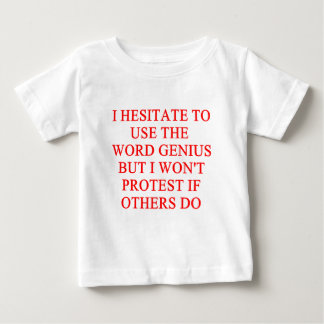bescheidener Geniewitz Baby T-shirt