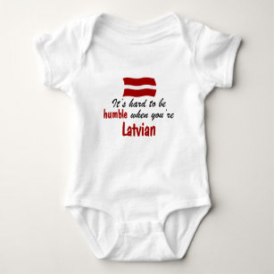 Bescheidener Latvian Baby Strampler