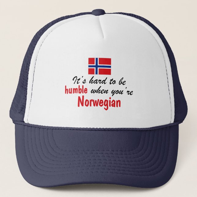 Bescheidener Norweger Truckerkappe (Vorderseite)