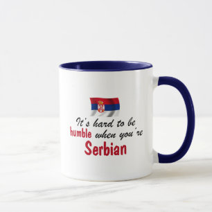 Bescheidener Serbe Tasse