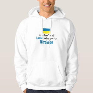 Bescheidener Ukrainer Hoodie