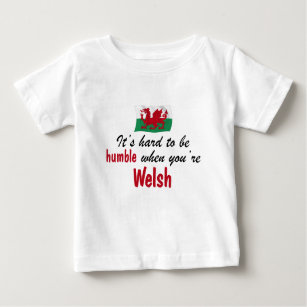 Bescheidener Waliser Baby T-shirt