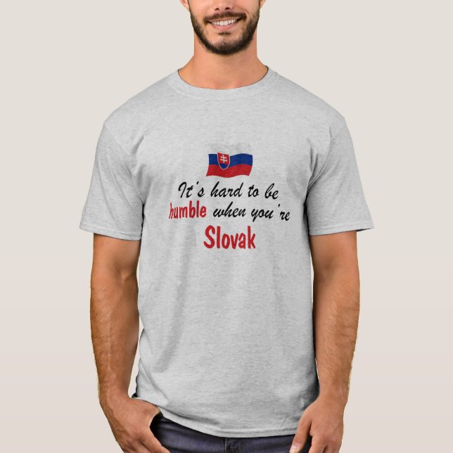 Bescheidenes slowakisches T-Shirt (Vorderseite)