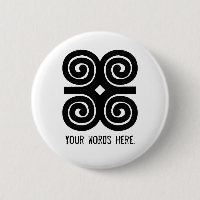 Bescheidenheit Adinkra Symbol Dwennimmen Stärken-|