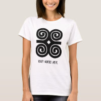 Bescheidenheit Adinkra Symbol Dwennimmen Stärken-|