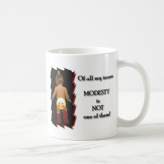 Bescheidenheit Kaffeetasse