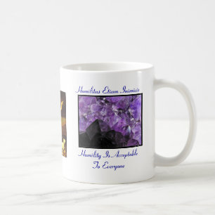 Bescheidenheit mit Amethyst - Tasse - Gemeinde