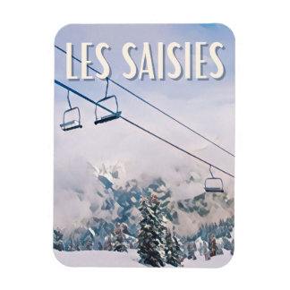 Beschlagnahmte Skistation Magnet