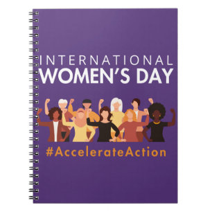 Beschleunigte Aktion Internationaler Frauentag 202 Notizblock