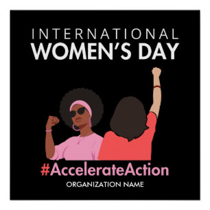 Beschleunigte Aktion Internationaler Frauentag 202 Poster