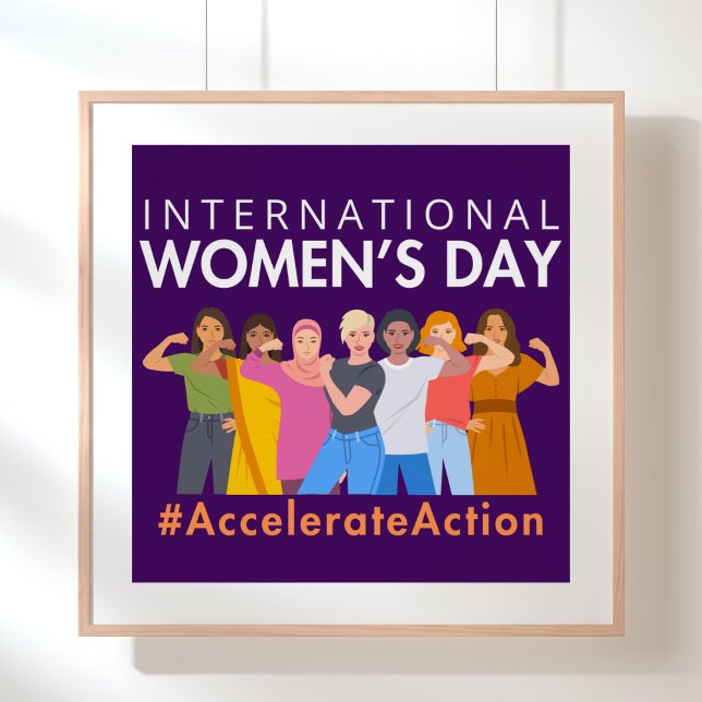 Beschleunigte Aktion Internationaler Frauentag 202 Poster (Von Creator hochgeladen)