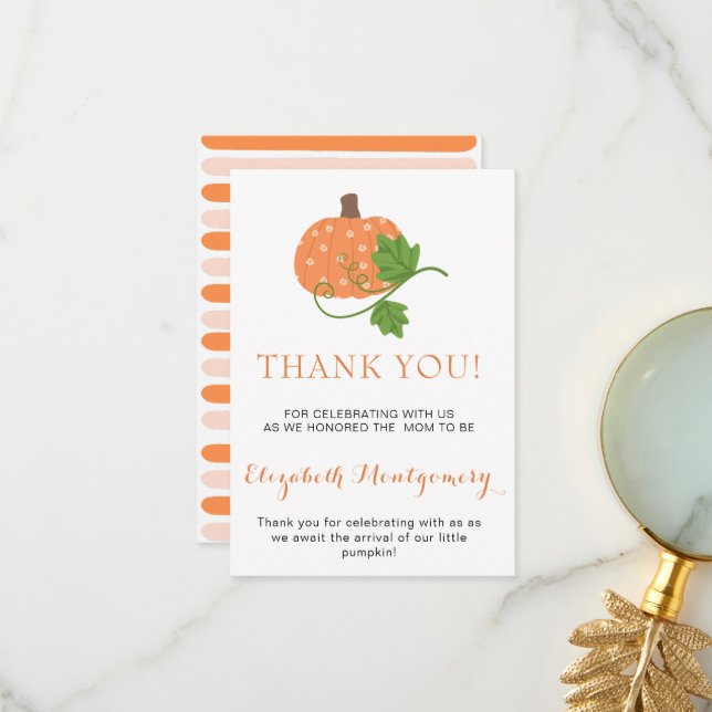 Beschleunigung der Mama zum Pumpkin Flat Danke Kar (Vorderseite/Rückseite Beispiel)