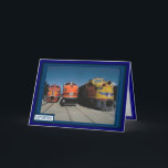 Beschleunigungsrennen für Züge Karte<br><div class="desc">Alles Gute zum Geburtstag,  Züge und Transportkarte entwarfen für Jungen und Kerle,  ideal für Väter,  Söhne,  Onkel und jedermann,  der Lieberäder.</div>
