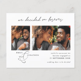 Beschlussfassung über die Verlobung des Fotos für