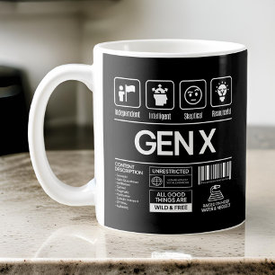 Beschreibende Eigenschaften der Sonnengeneration X Kaffeetasse