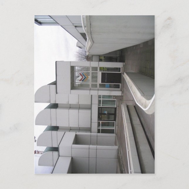 Beschreibung: Bauhaus Archiv Berlin - Haupteingang Postkarte (Vorderseite)
