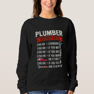 Beschreibung der Leistungen des Klempnerstundenpre Sweatshirt