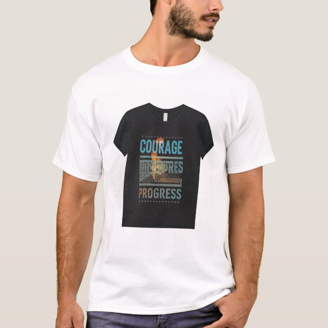 Beschreibung des T - Shirt (Vorderseite)