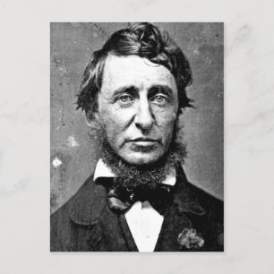 Beschreibung Henry David Thoreau (1817-1862) im Ju Postkarte