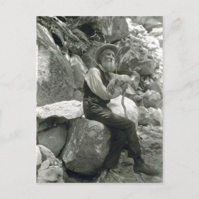 Beschreibung John Muir , American konservationist. Postkarte (Vorderseite)