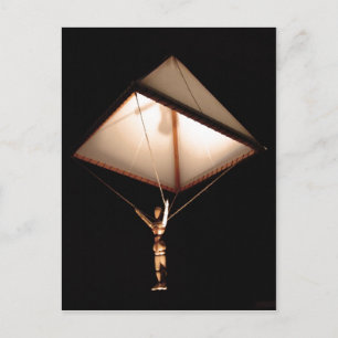 Beschreibung Leonardo da Vinci skizzierte einen Fa Postkarte