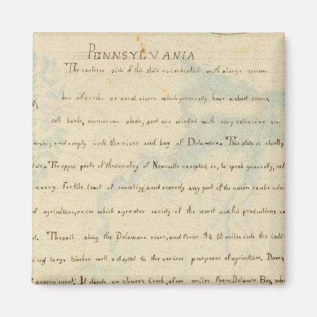 Beschreibung von Delaware Magnet (Vorne)