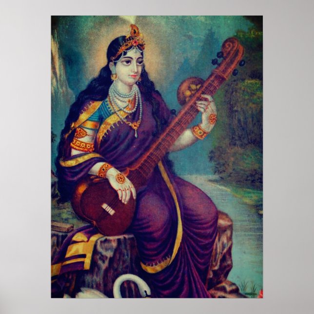 Beschreibung von Sarasvati Poster (Vorne)