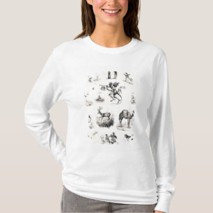 Beschriften Sie D von einer Alphabetzündkapsel, T-Shirt