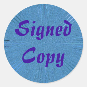 Beschriftte Kopie - Rundkleber (#1) Runder Aufkleber