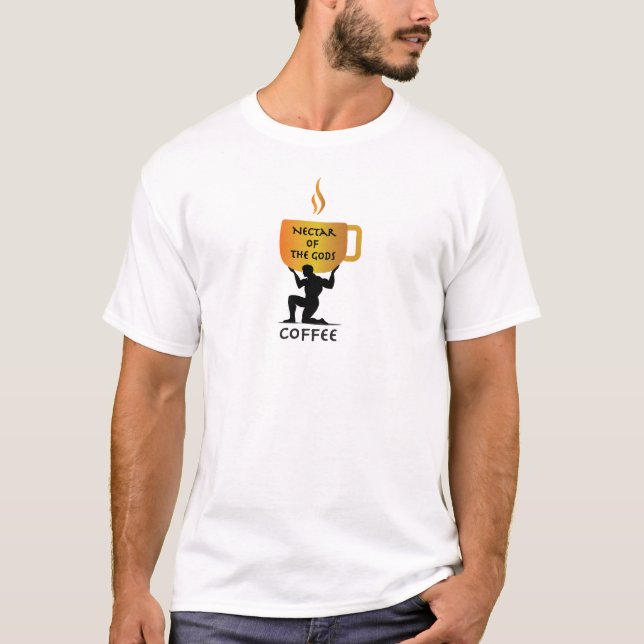 Beschützer des Götter-Kaffees T-Shirt (Vorderseite)