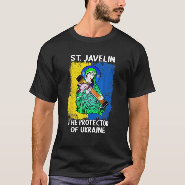 Beschützer von Saint-Javelin in der Ukraine Unters T-Shirt (Vorderseite)