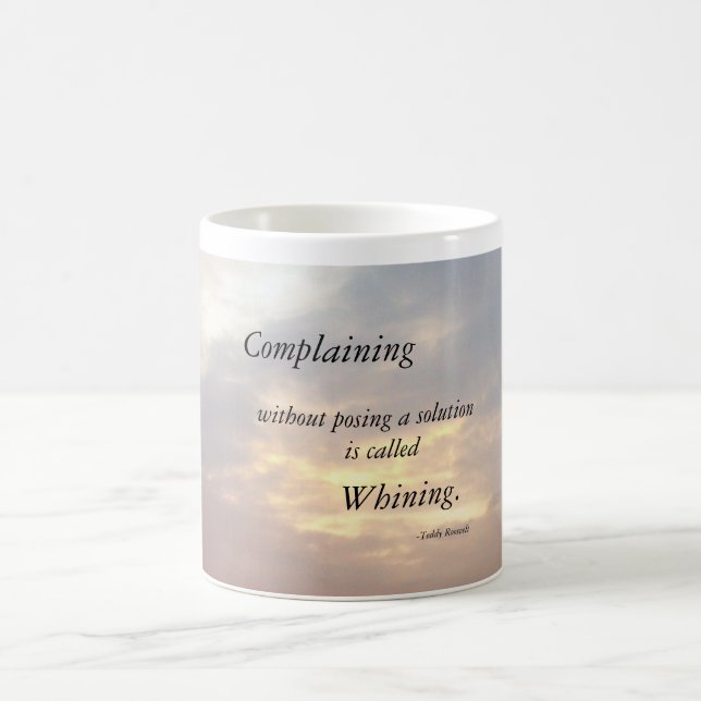 BESCHWERDE DER ROOSEVELT-TASSE TASSE (Mittel)